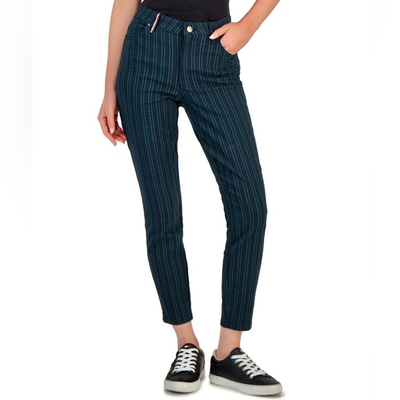 Tommy Hilfiger Blackwatch Tribeca Plaid Pants Size 4 - Picture 2 of 6